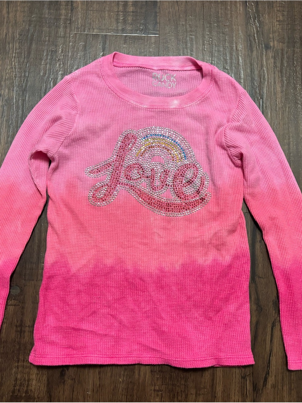 Rock Candy thermal long sleeve with love bling girls 6X